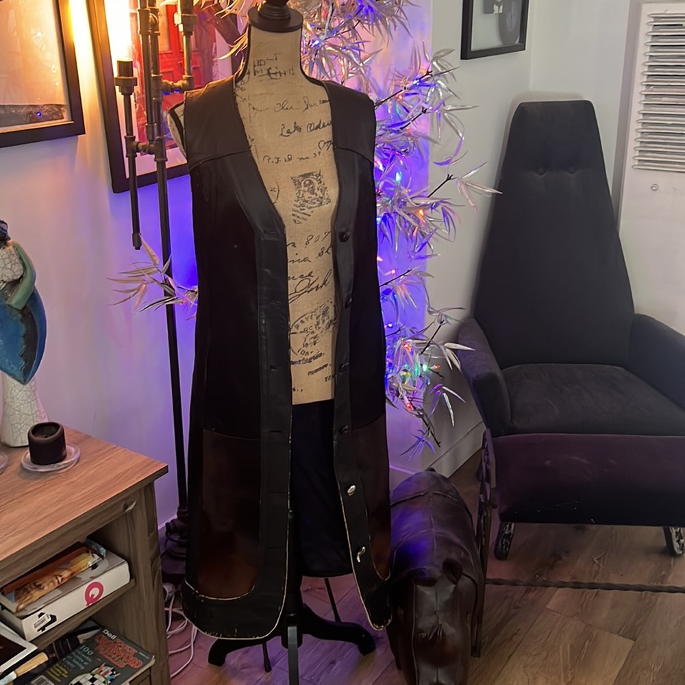 Vintage 1970’s long vest S